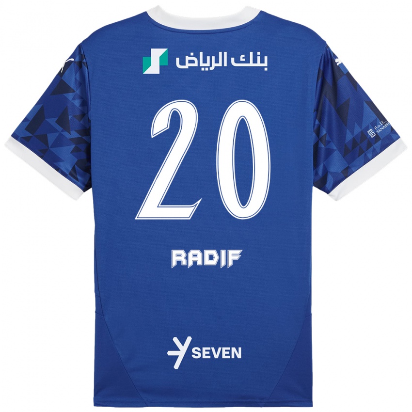 Kinder Abdullah Radif #20 Dunkelblau Weiß Heimtrikot Trikot 2024/25 T-Shirt Schweiz