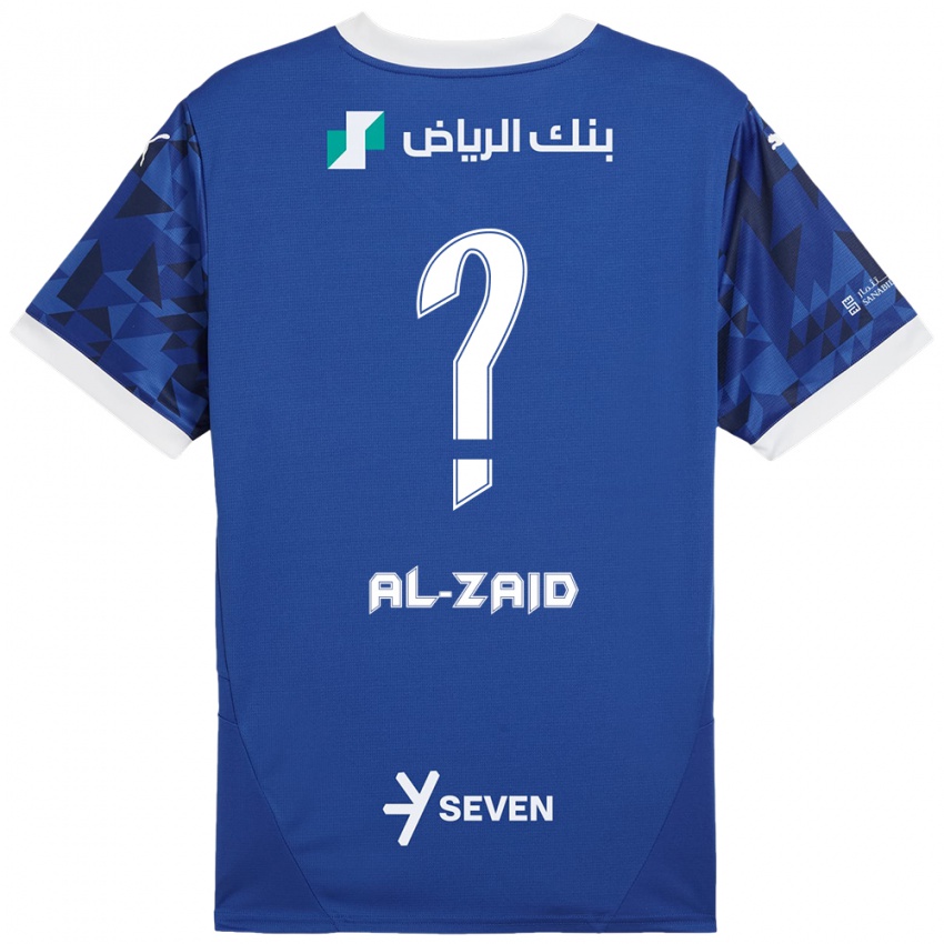 Kinder Suhayb Al-Zaid #0 Dunkelblau Weiß Heimtrikot Trikot 2024/25 T-Shirt Schweiz