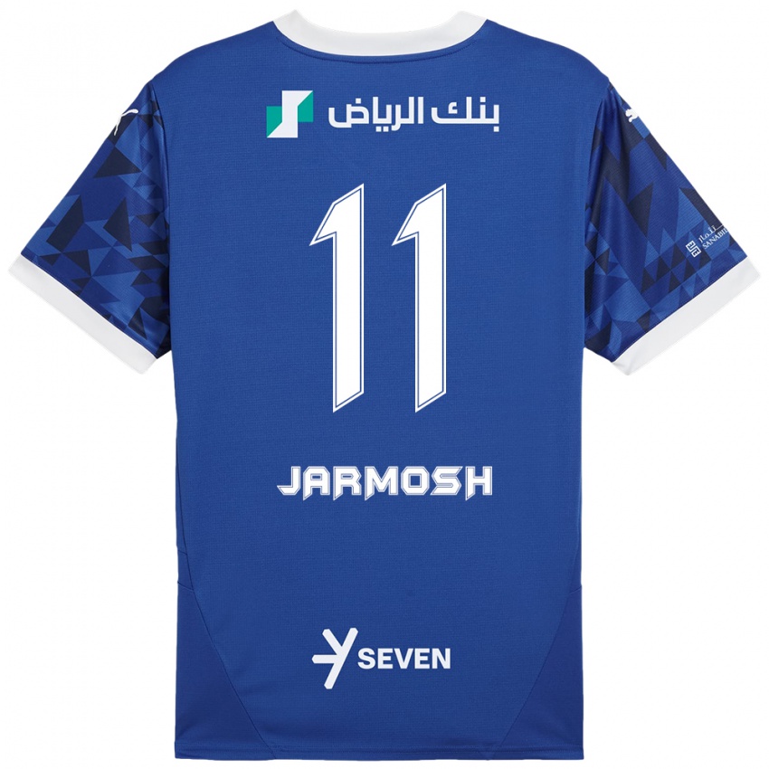 Kinder Abdulaziz Jarmosh #11 Dunkelblau Weiß Heimtrikot Trikot 2024/25 T-Shirt Schweiz