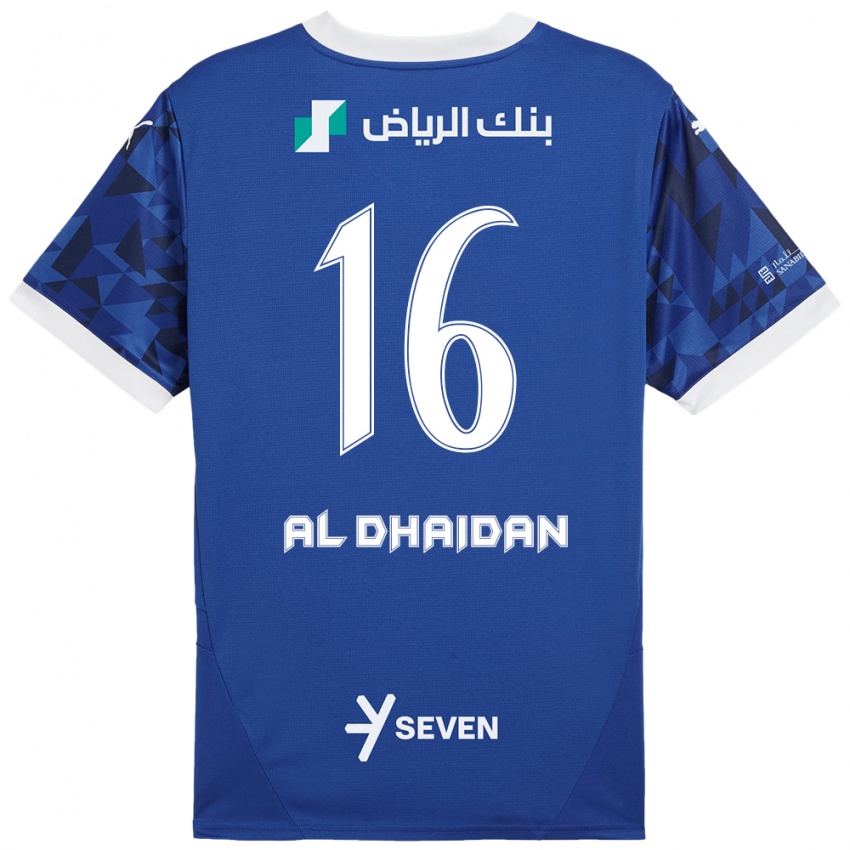 Kinder Nadia Al-Dhaidan #16 Dunkelblau Weiß Heimtrikot Trikot 2024/25 T-Shirt Schweiz