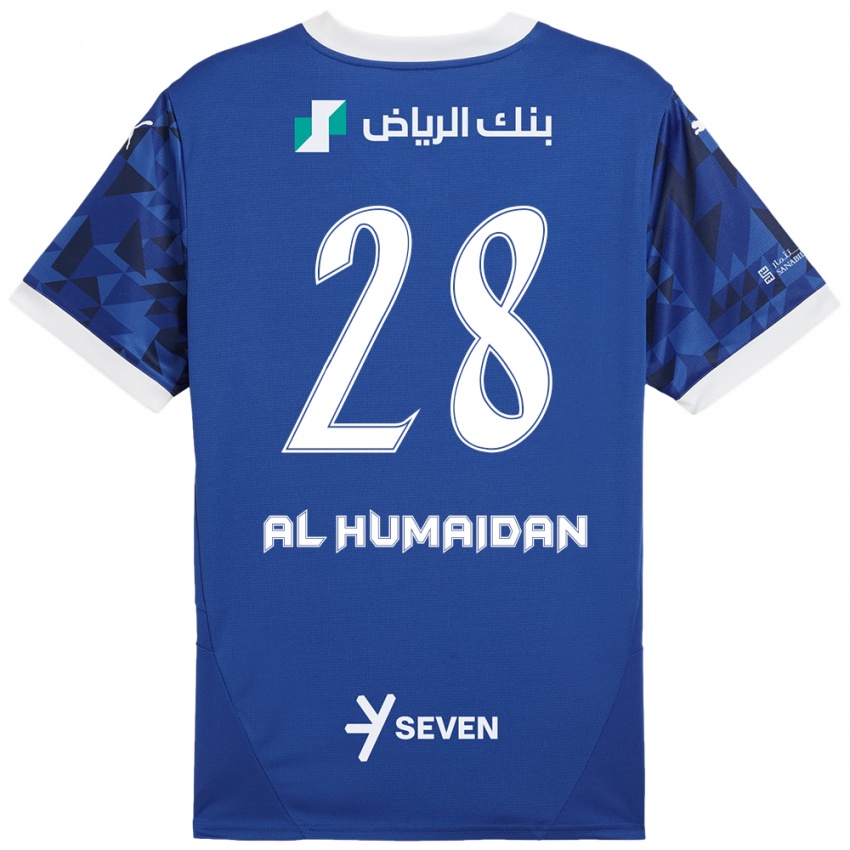 Kinder Fay Al-Humaidan #28 Dunkelblau Weiß Heimtrikot Trikot 2024/25 T-Shirt Schweiz