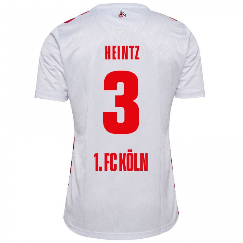 Kinder Dominique Heintz #3 Weiß Rot Heimtrikot Trikot 2024/25 T-Shirt Schweiz