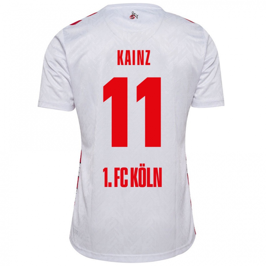 Kinder Florian Kainz #11 Weiß Rot Heimtrikot Trikot 2024/25 T-Shirt Schweiz