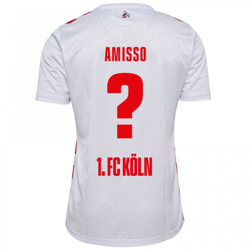 Kinder Gabriel Amisso #0 Weiß Rot Heimtrikot Trikot 2024/25 T-Shirt Schweiz