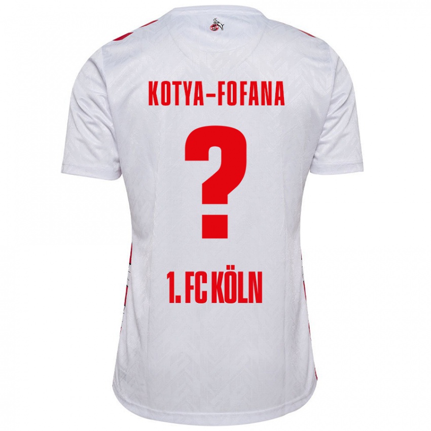 Kinder Assad Kotya-Fofana #0 Weiß Rot Heimtrikot Trikot 2024/25 T-Shirt Schweiz