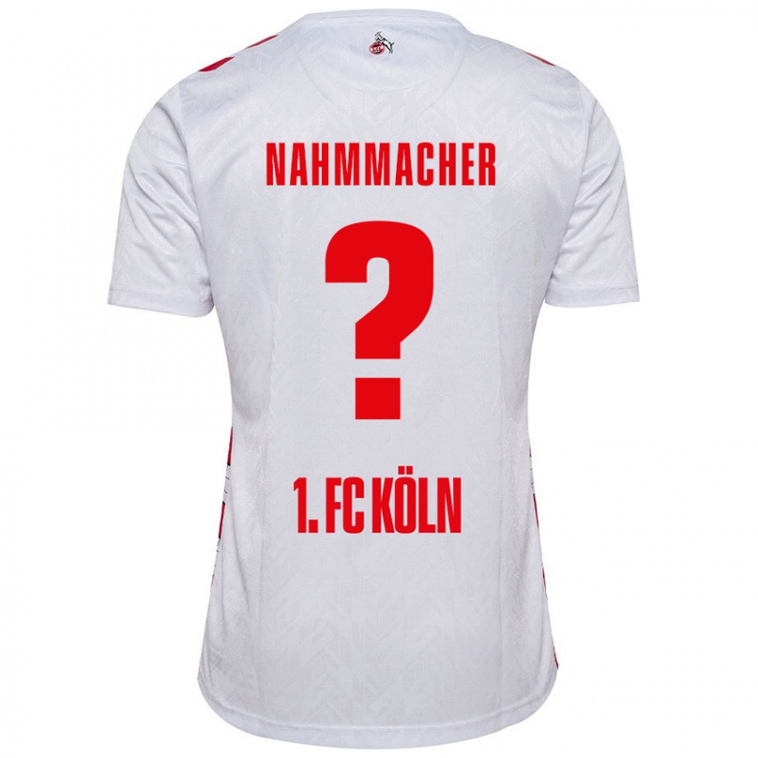 Enfant Maillot Emil Nahmmacher #0 Blanc Rouge Tenues Domicile 2024/25 T-Shirt Suisse