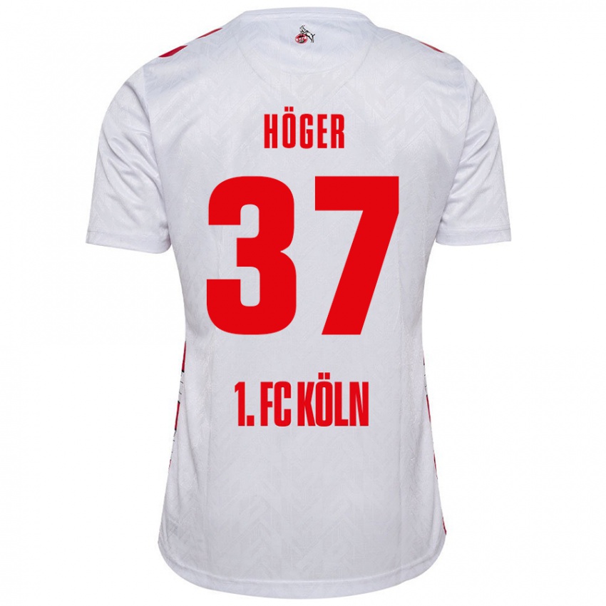 Kinder Marco Höger #37 Weiß Rot Heimtrikot Trikot 2024/25 T-Shirt Schweiz