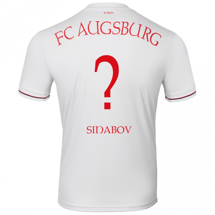 Kinder Albert Sinabov #0 Weiß Heimtrikot Trikot 2024/25 T-Shirt Schweiz