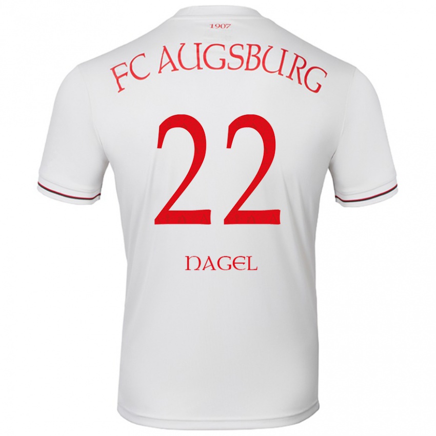 Kinder Timo Nagel #22 Weiß Heimtrikot Trikot 2024/25 T-Shirt Schweiz