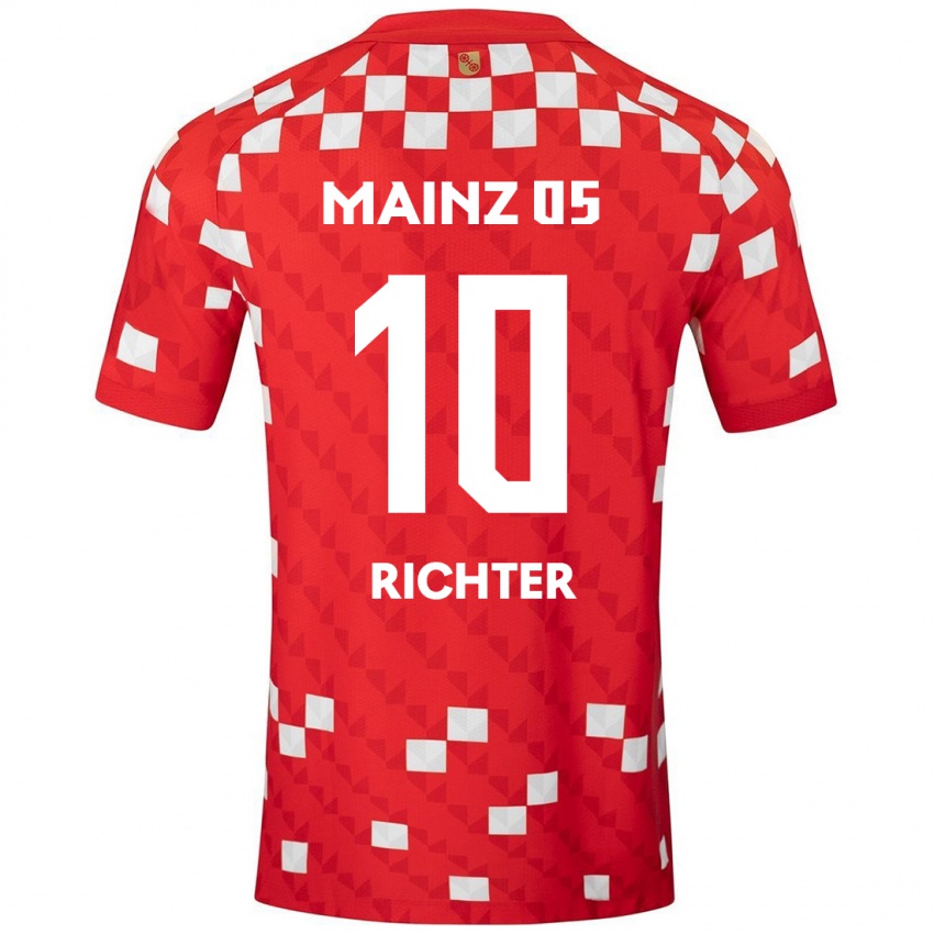 Kinder Marco Richter #10 Weiß Rot Heimtrikot Trikot 2024/25 T-Shirt Schweiz