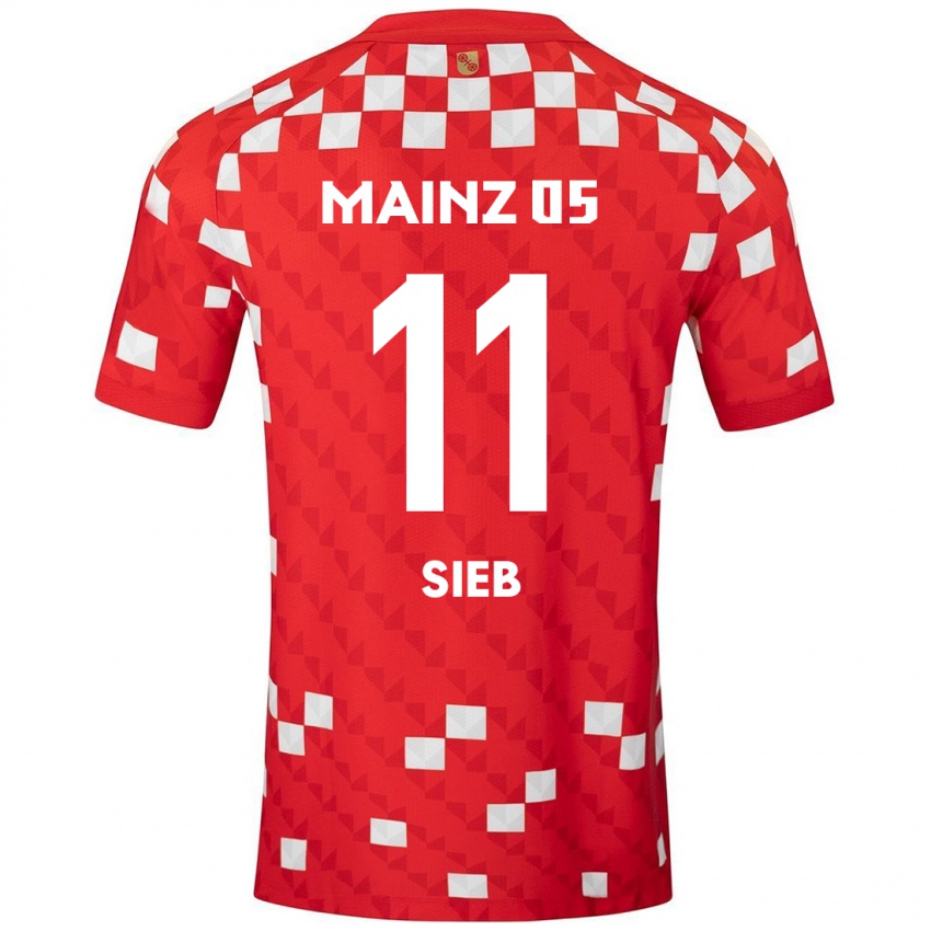 Kinder Armindo Sieb #11 Weiß Rot Heimtrikot Trikot 2024/25 T-Shirt Schweiz