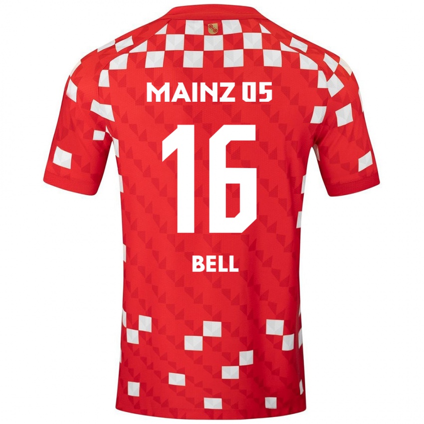 Kinder Stefan Bell #16 Weiß Rot Heimtrikot Trikot 2024/25 T-Shirt Schweiz