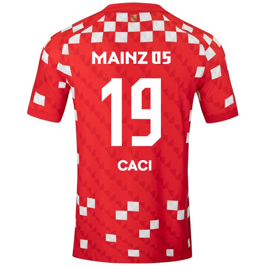 Kinder Anthony Caci #19 Weiß Rot Heimtrikot Trikot 2024/25 T-Shirt Schweiz