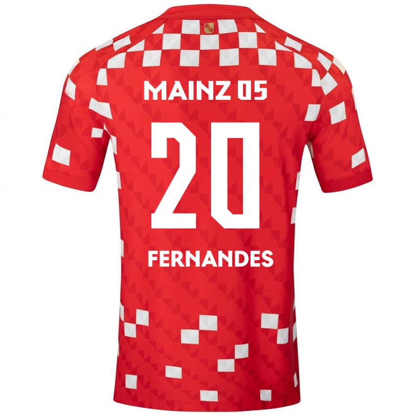 Kinder Edimilson Fernandes #20 Weiß Rot Heimtrikot Trikot 2024/25 T-Shirt Schweiz