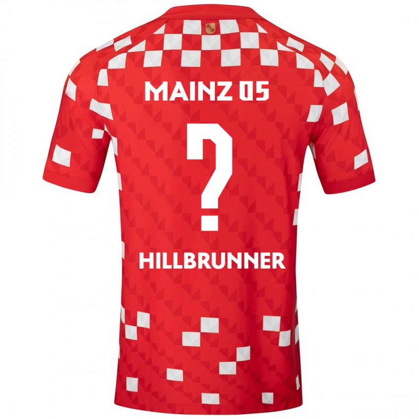 Kinder Fynn Hillbrunner #0 Weiß Rot Heimtrikot Trikot 2024/25 T-Shirt Schweiz