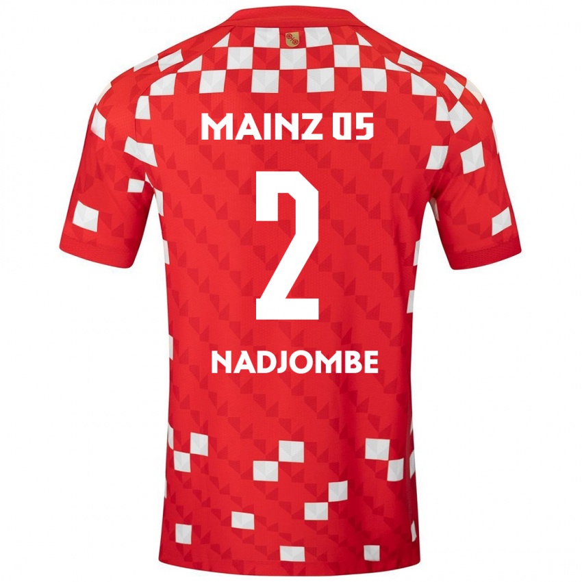 Kinder Jean-Marie Nadjombe #2 Weiß Rot Heimtrikot Trikot 2024/25 T-Shirt Schweiz