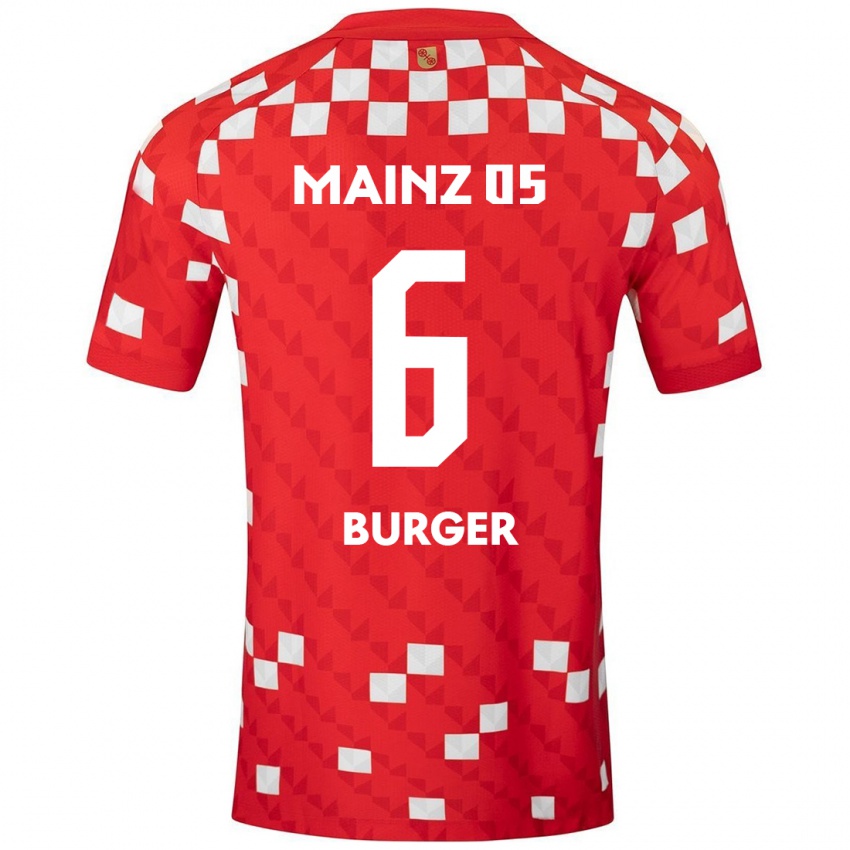 Kinder Korbinian Burger #6 Weiß Rot Heimtrikot Trikot 2024/25 T-Shirt Schweiz