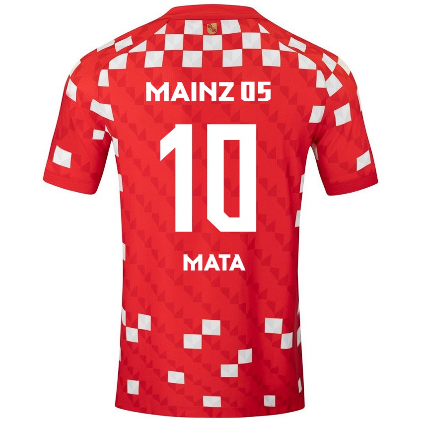 Kinder Ken Mata #10 Weiß Rot Heimtrikot Trikot 2024/25 T-Shirt Schweiz