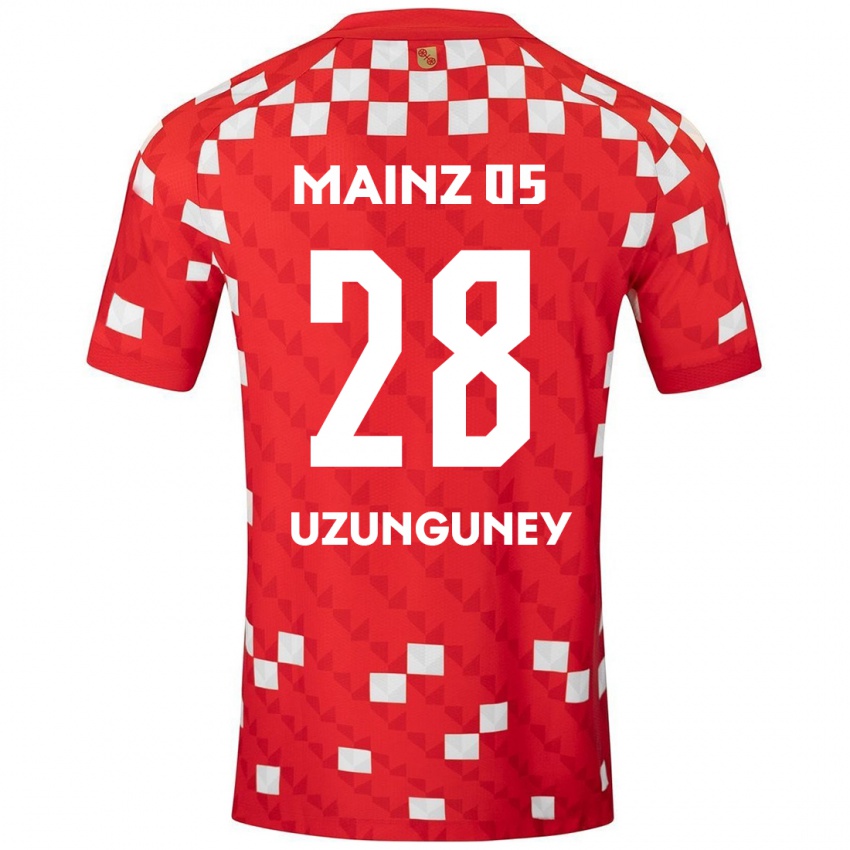 Kinder Ebru Uzungüney #28 Weiß Rot Heimtrikot Trikot 2024/25 T-Shirt Schweiz