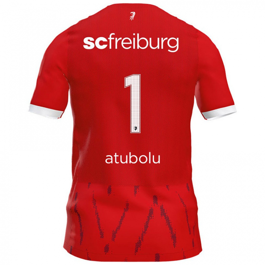 Kinder Noah Atubolu #1 Rot Heimtrikot Trikot 2024/25 T-Shirt Schweiz