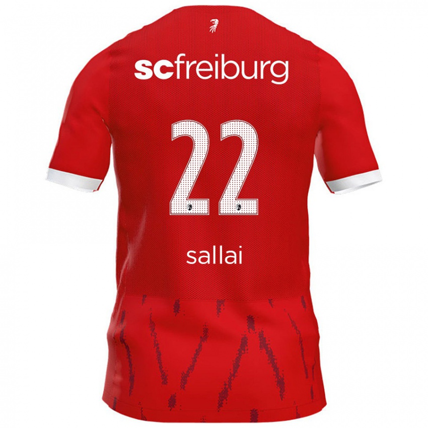 Kinder Roland Sallai #22 Rot Heimtrikot Trikot 2024/25 T-Shirt Schweiz