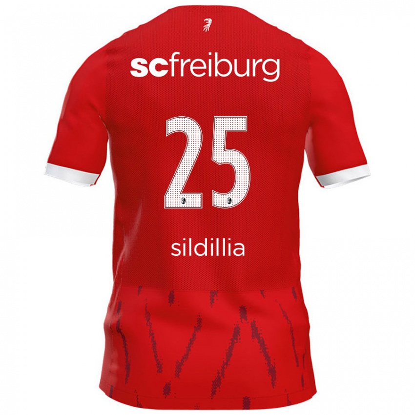 Kinder Kiliann Sildillia #25 Rot Heimtrikot Trikot 2024/25 T-Shirt Schweiz