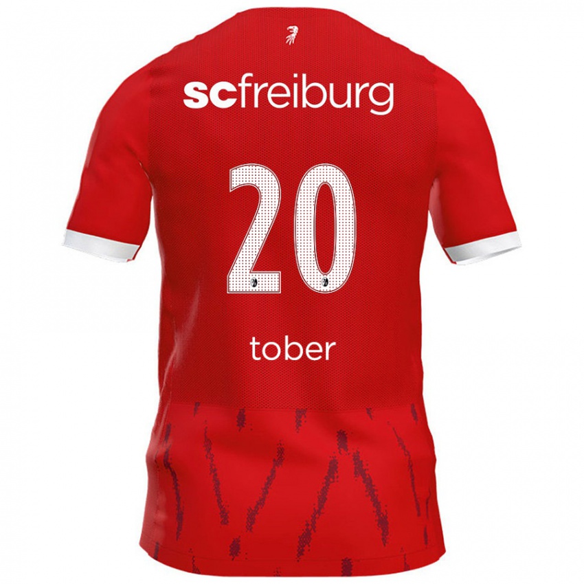 Kinder Louis Tober #20 Rot Heimtrikot Trikot 2024/25 T-Shirt Schweiz