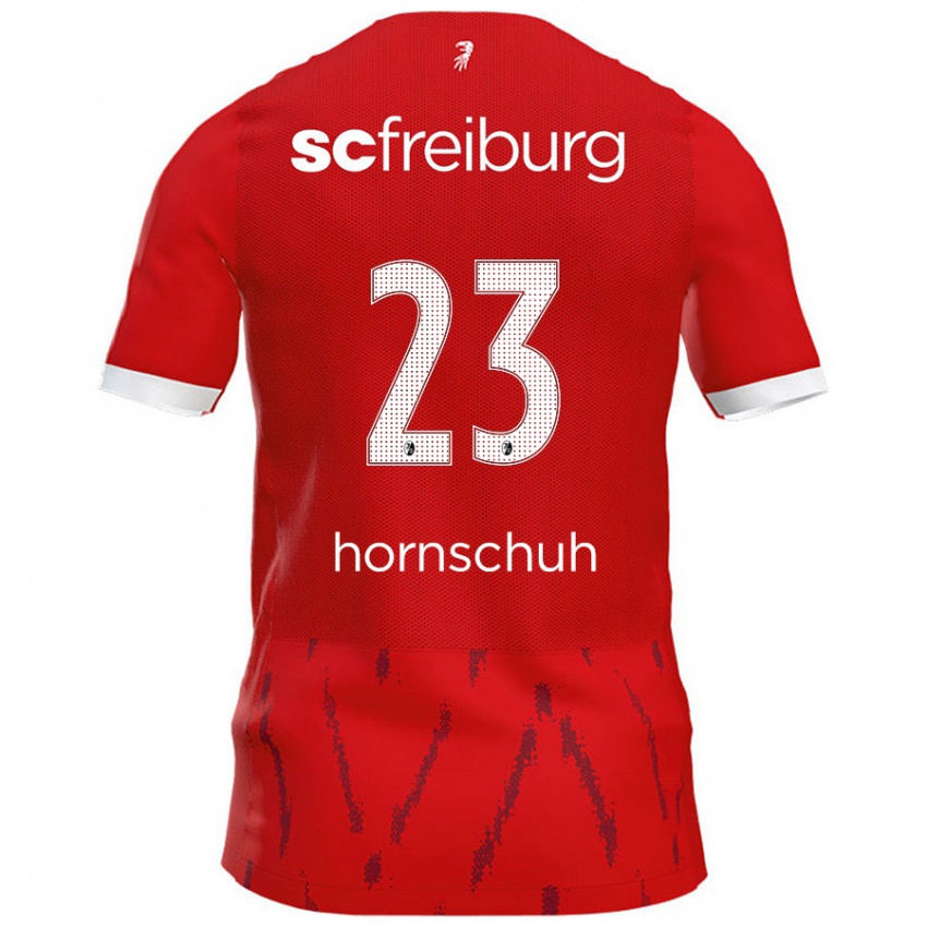 Kinder Marc Hornschuh #23 Rot Heimtrikot Trikot 2024/25 T-Shirt Schweiz