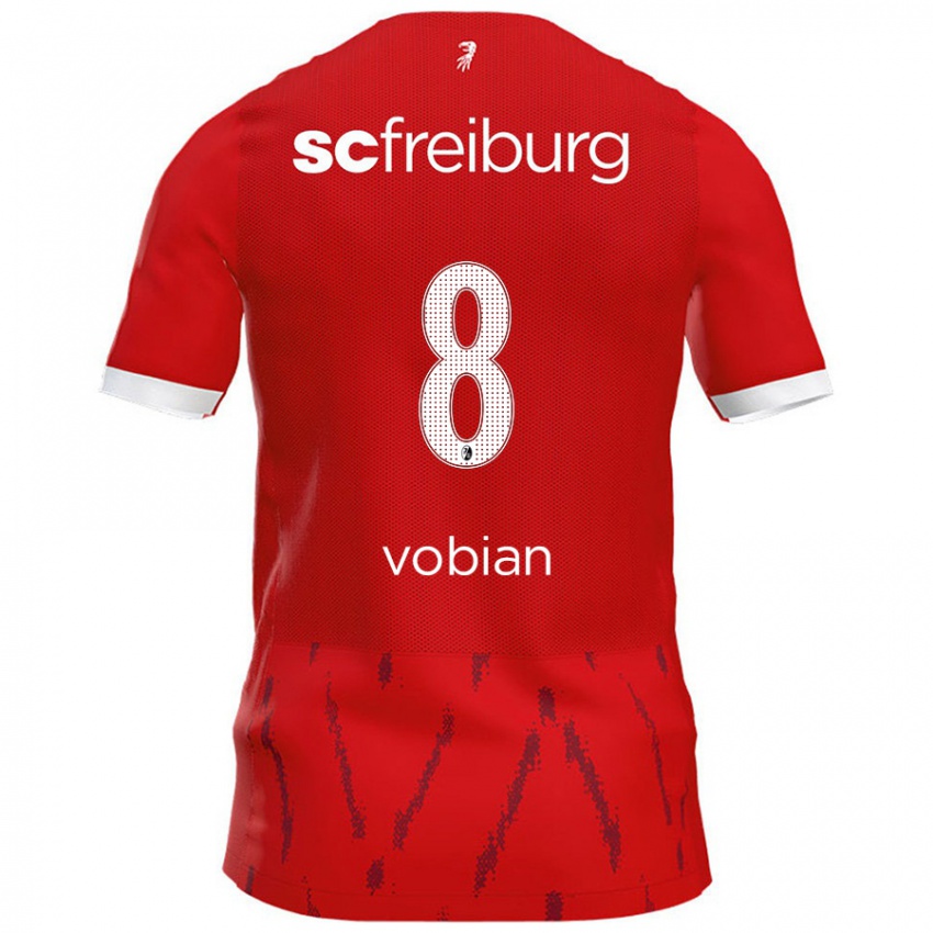 Kinder Selina Vobian #8 Rot Heimtrikot Trikot 2024/25 T-Shirt Schweiz