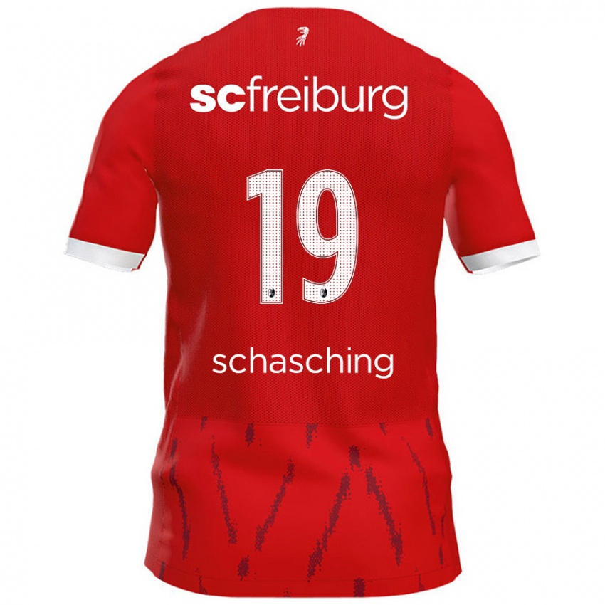 Kinder Annabel Schasching #19 Rot Heimtrikot Trikot 2024/25 T-Shirt Schweiz