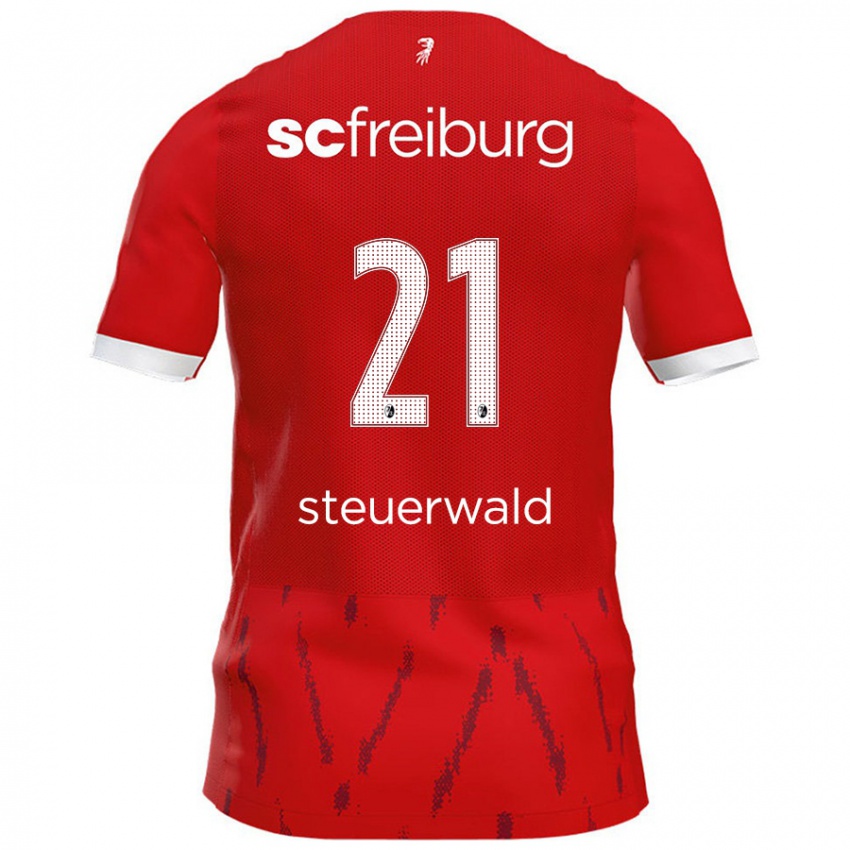 Kinder Samantha Steuerwald #21 Rot Heimtrikot Trikot 2024/25 T-Shirt Schweiz