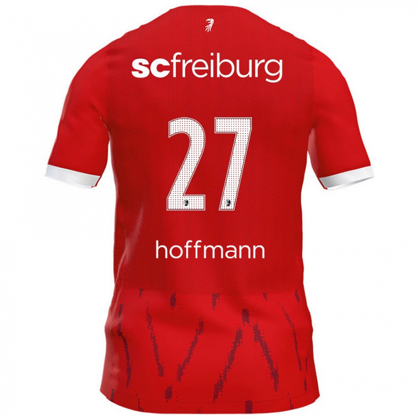 Kinder Giovanna Hoffmann #27 Rot Heimtrikot Trikot 2024/25 T-Shirt Schweiz