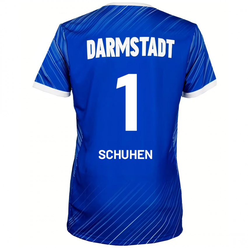 Kinder Marcel Schuhen #1 Blau Weiß Heimtrikot Trikot 2024/25 T-Shirt Schweiz