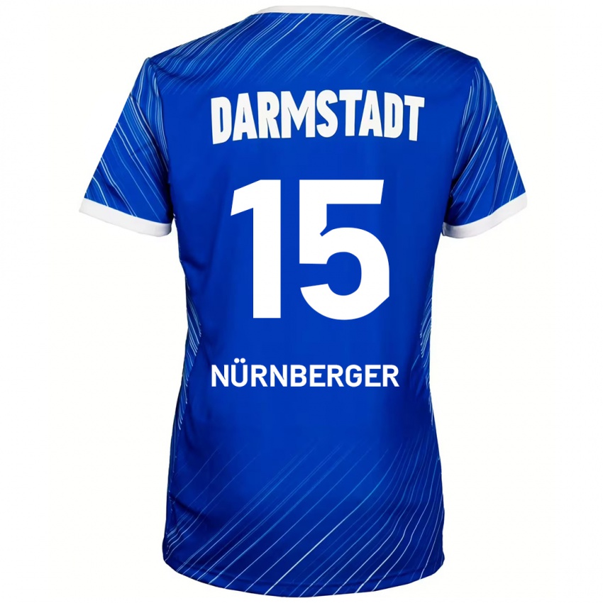 Kinder Fabian Nürnberger #15 Blau Weiß Heimtrikot Trikot 2024/25 T-Shirt Schweiz