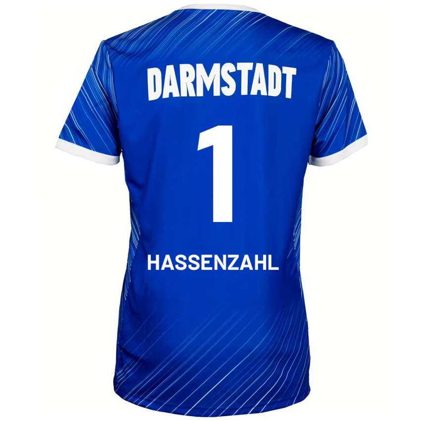 Kinder Leon Hassenzahl #1 Blau Weiß Heimtrikot Trikot 2024/25 T-Shirt Schweiz