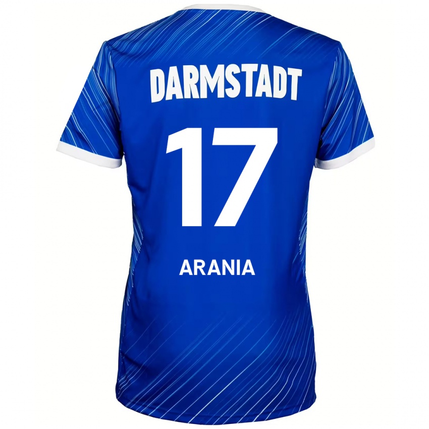 Kinder Asaf Arania #17 Blau Weiß Heimtrikot Trikot 2024/25 T-Shirt Schweiz