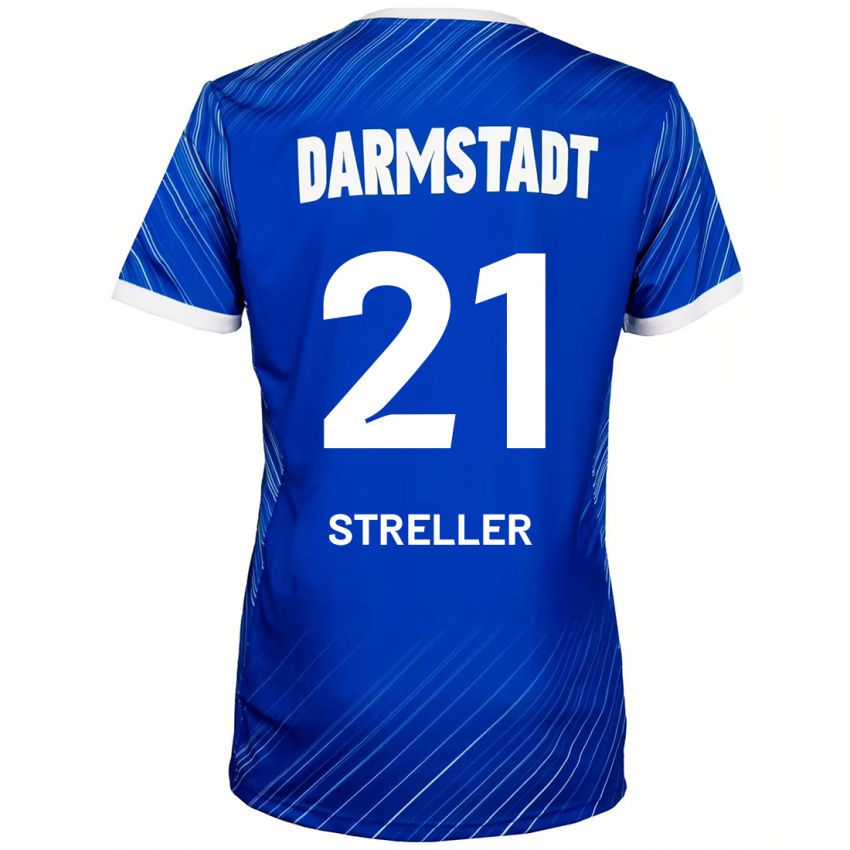 Kinder Till Streller #21 Blau Weiß Heimtrikot Trikot 2024/25 T-Shirt Schweiz