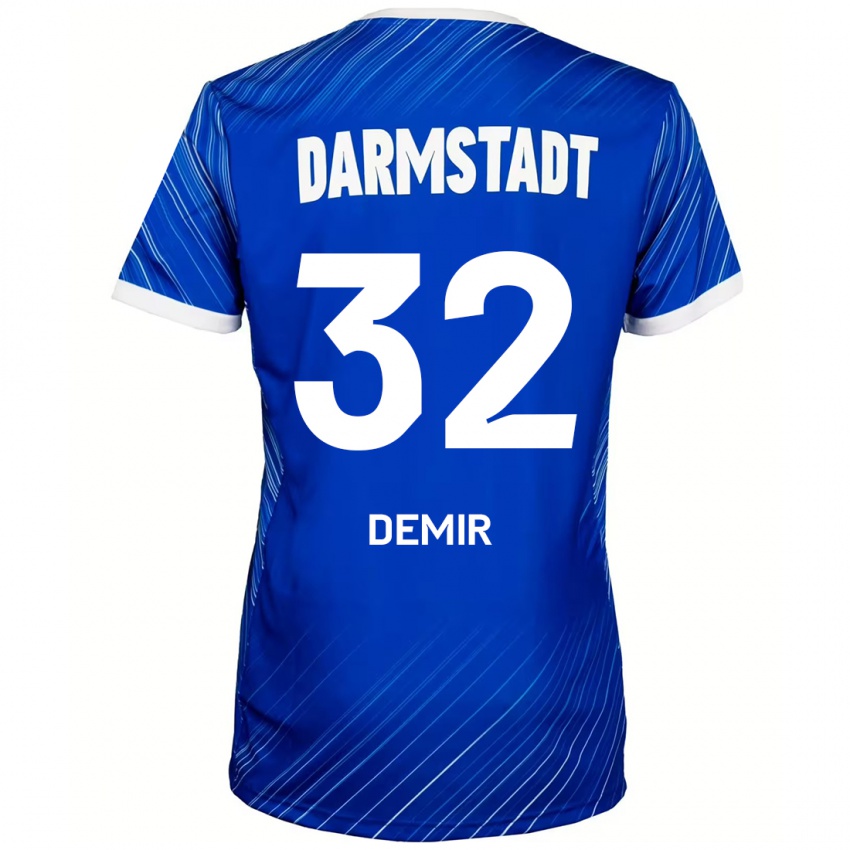 Kinder Lean Demir #32 Blau Weiß Heimtrikot Trikot 2024/25 T-Shirt Schweiz