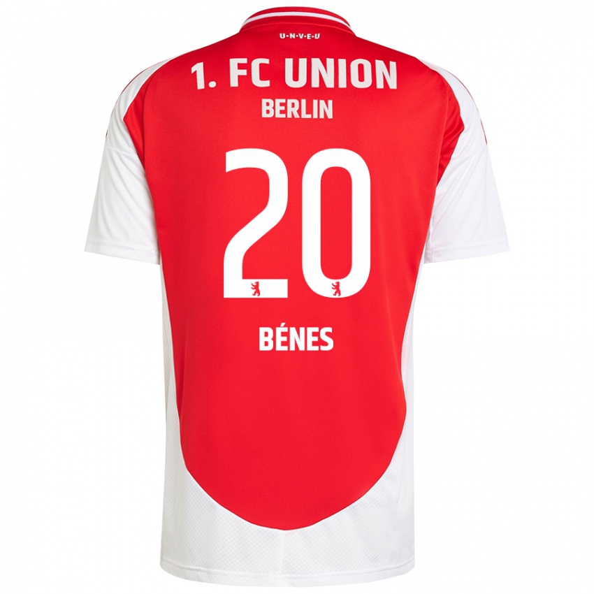 Kinder László Bénes #20 Rot Weiß Heimtrikot Trikot 2024/25 T-Shirt Schweiz