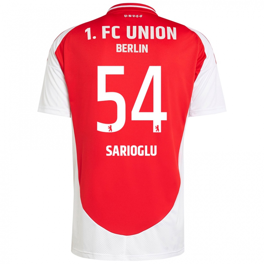 Kinder Defne Sarıoğlu #54 Rot Weiß Heimtrikot Trikot 2024/25 T-Shirt Schweiz