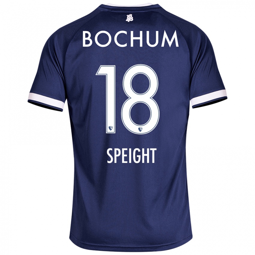 Kinder Benjamin Speight #18 Dunkelblau Heimtrikot Trikot 2024/25 T-Shirt Schweiz