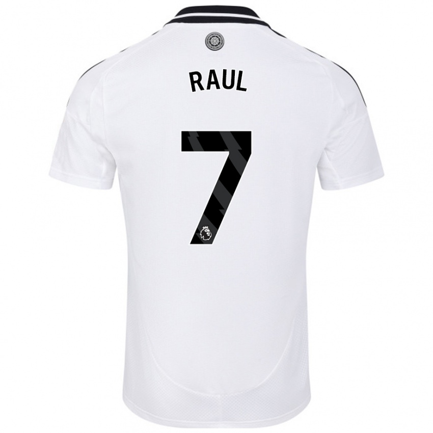 Kinder Raúl Jiménez #7 Weiß Heimtrikot Trikot 2024/25 T-Shirt Schweiz