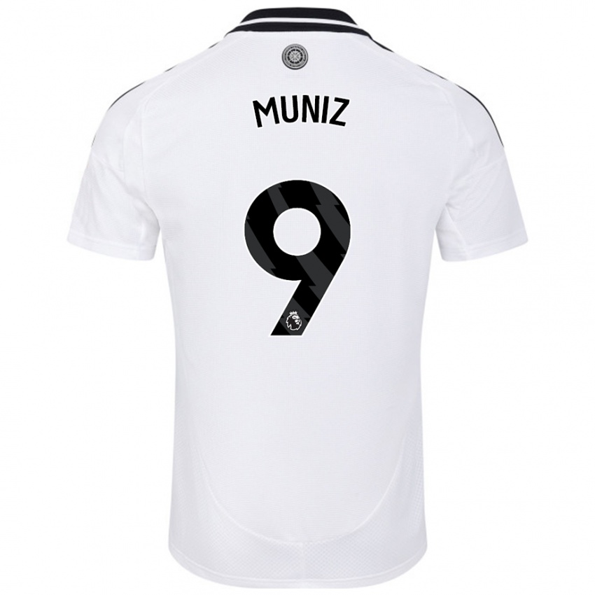 Kinder Rodrigo Muniz #9 Weiß Heimtrikot Trikot 2024/25 T-Shirt Schweiz