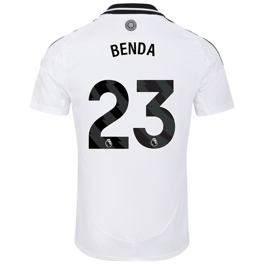 Kinder Steven Benda #23 Weiß Heimtrikot Trikot 2024/25 T-Shirt Schweiz