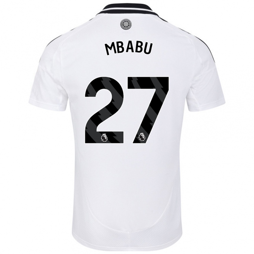 Kinder Kevin Mbabu #27 Weiß Heimtrikot Trikot 2024/25 T-Shirt Schweiz