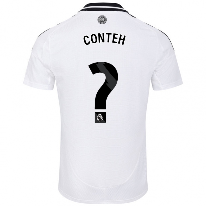 Kinder Daniel Conteh #0 Weiß Heimtrikot Trikot 2024/25 T-Shirt Schweiz