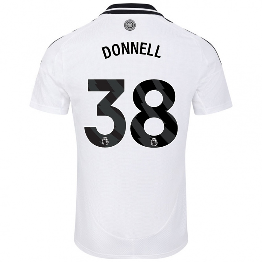 Kinder Chris Donnell #38 Weiß Heimtrikot Trikot 2024/25 T-Shirt Schweiz