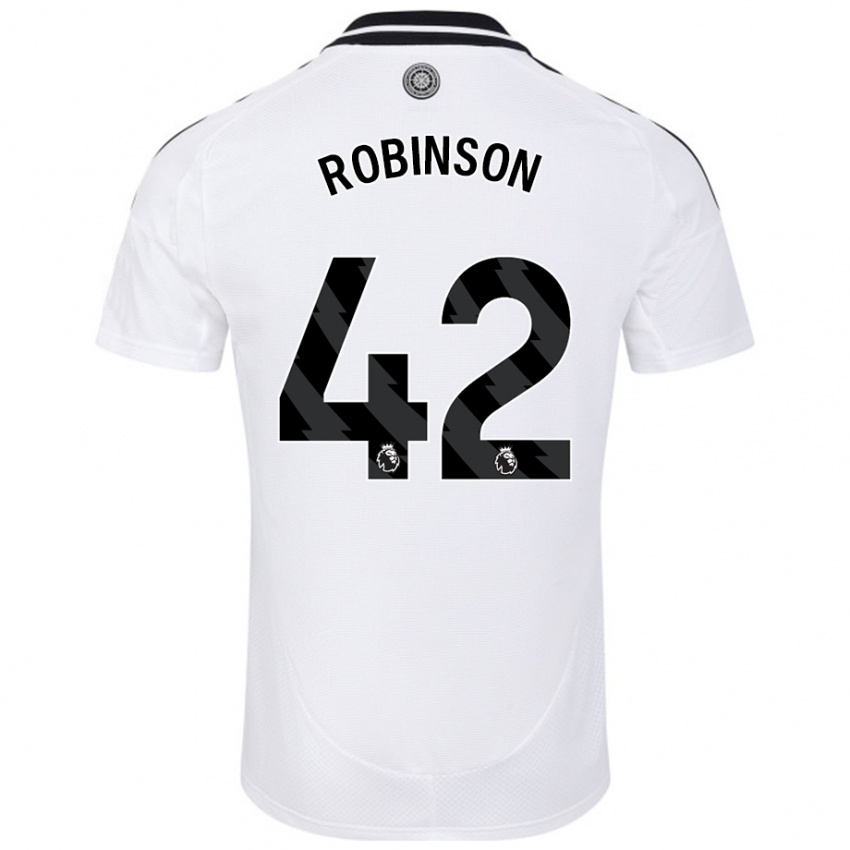 Kinder Charlie Robinson #42 Weiß Heimtrikot Trikot 2024/25 T-Shirt Schweiz