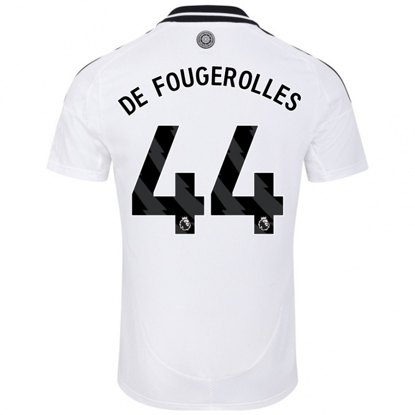 Kinder Luc De Fougerolles #44 Weiß Heimtrikot Trikot 2024/25 T-Shirt Schweiz