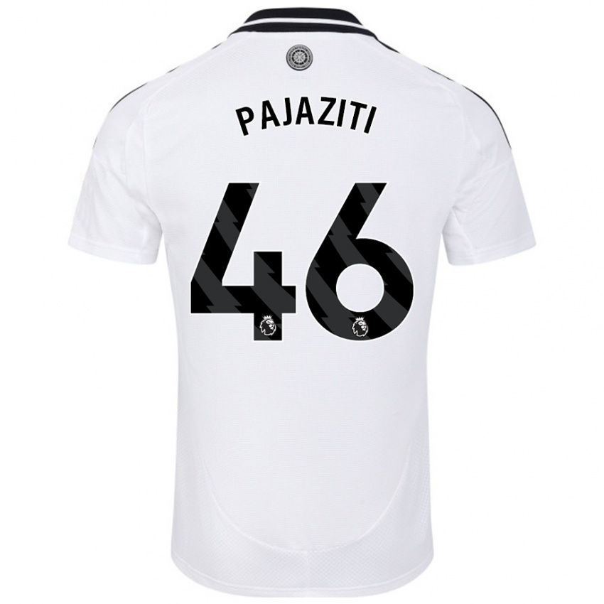 Kinder Adrion Pajaziti #46 Weiß Heimtrikot Trikot 2024/25 T-Shirt Schweiz